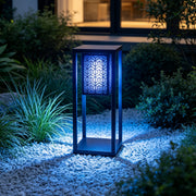 Black Bollard Garden Lights Outdoor Mosquito Killer Light