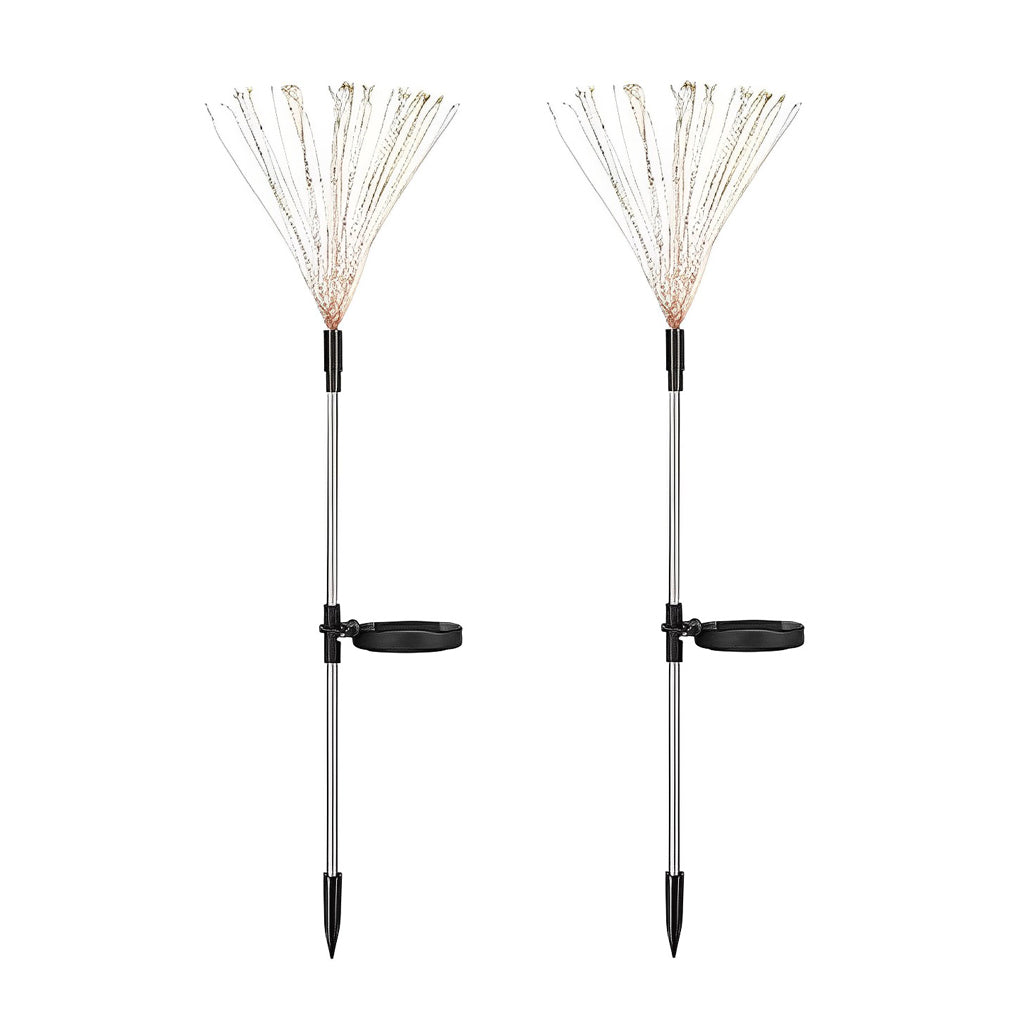 2-Pcs Stellar Burst Solar LED Lights 200 Dazzling LED