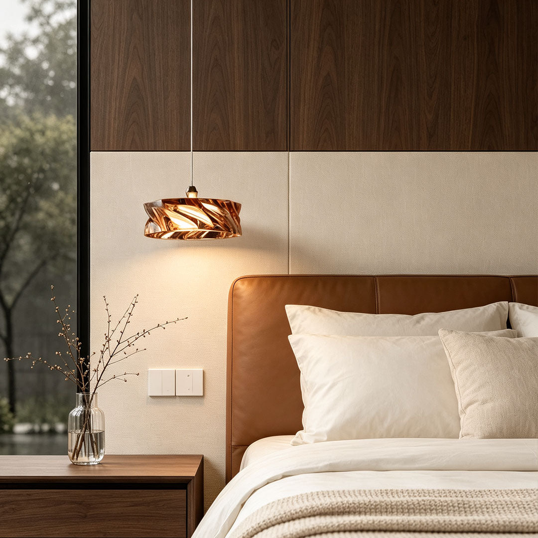 Amber Pendant Light Italian Luxury Atmosphere Ceiling Light
