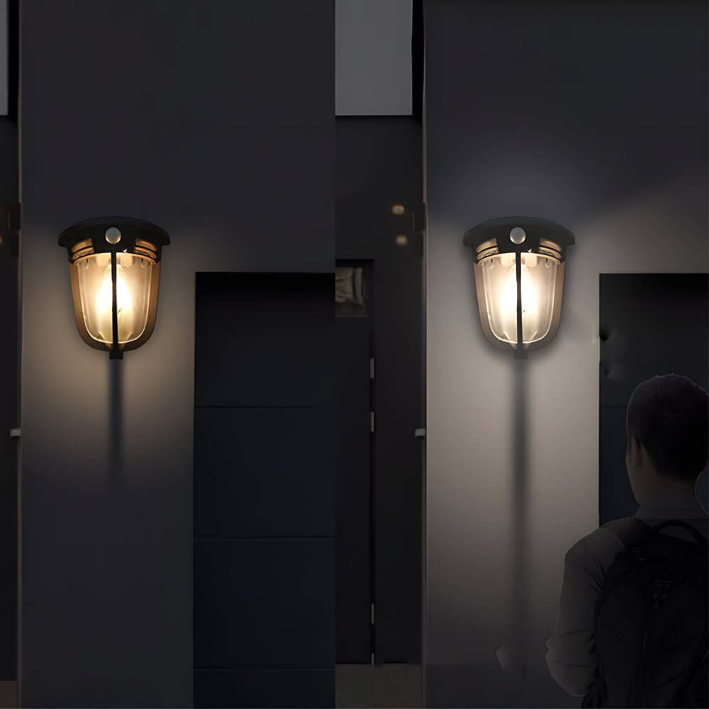 2 - Pack Motion Sensor Solar Wall Light