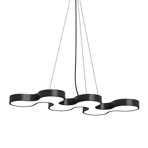 Unique Modern Chandelier S-Shaped Coral Design LED Light