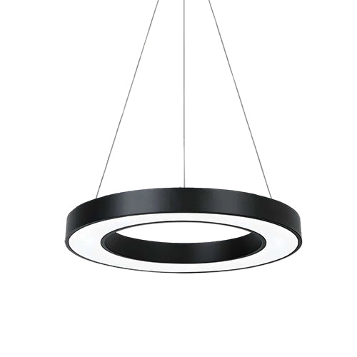 LED Pendant Ring Ceiling Light Modern Metal Acrylic Light