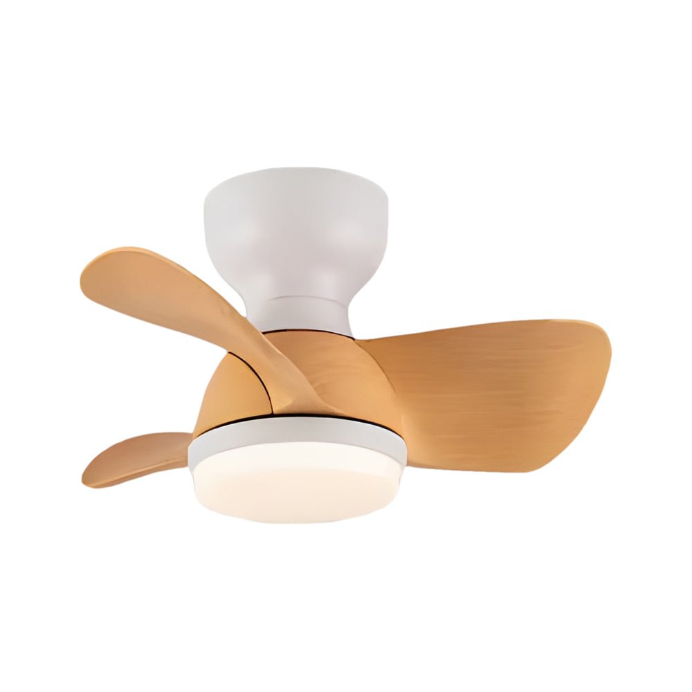 22''/31'' 3 Blades Cute Space - Saving Ceiling Fan Light with 6 - Speed Remote Control