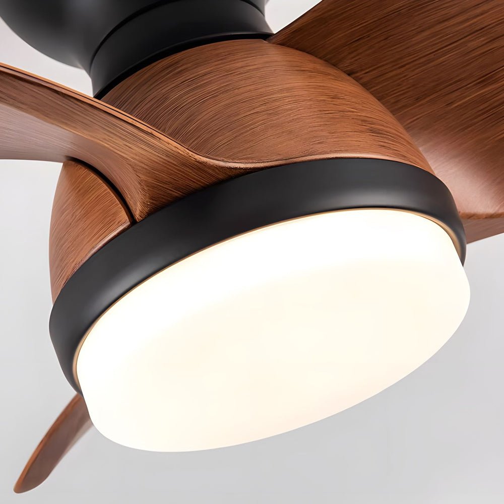 22''/31'' 3 Blades Cute Space - Saving Ceiling Fan Light with 6 - Speed Remote Control