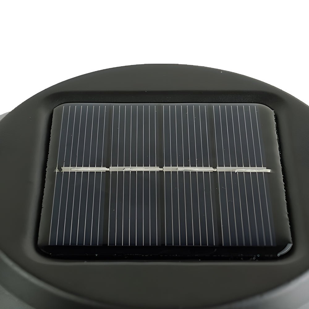 22.8 - inch Solar Pathway Lights with Hat Top and Wire - Circled Lampshade