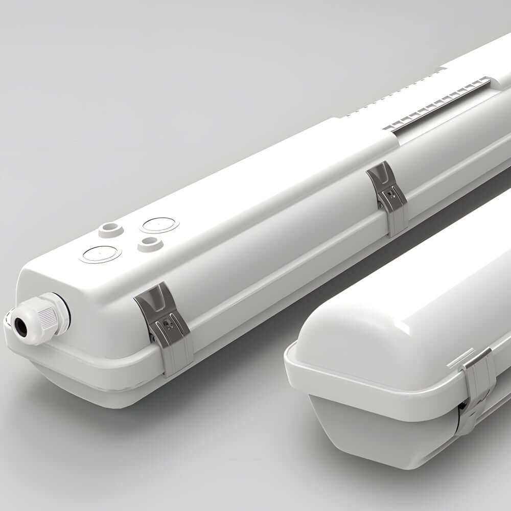 23 - inch White Linear Vapor Tight LED Flush Mount Ceiling Light