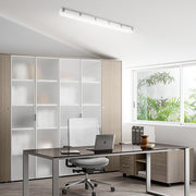 23 - inch White Linear Vapor Tight LED Flush Mount Ceiling Light