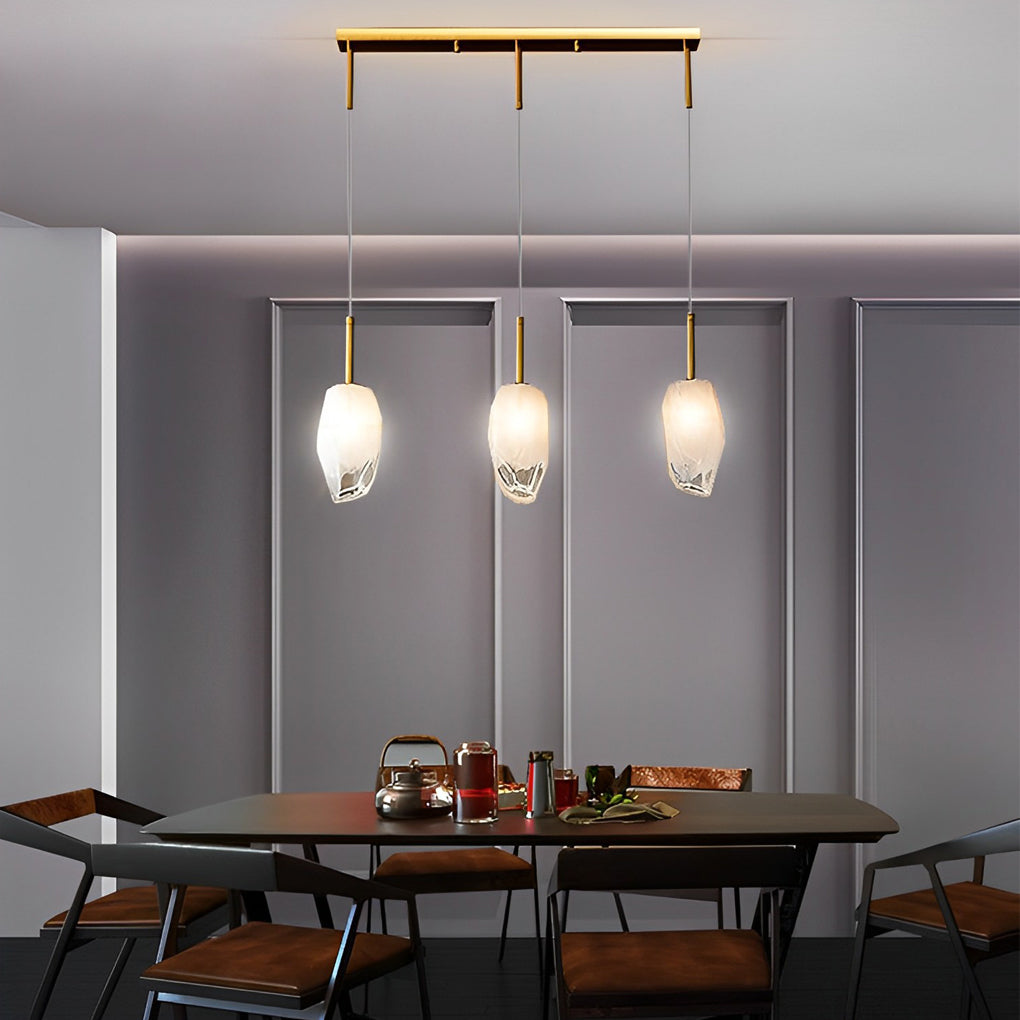 Creative Glass Moleculars LED Modern Minimalist Chandelier Dining Room Light