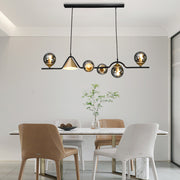 Strip Cone Glass Bubbles LED Iron Electroplating Nordic Chandelier - Dazuma