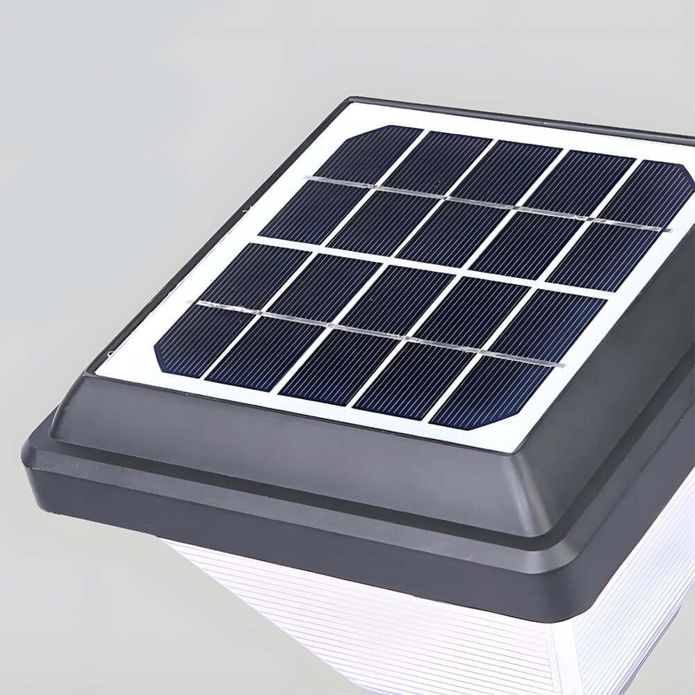 27.6 - Inch H Modern Black LED Solar Pathway Post Light