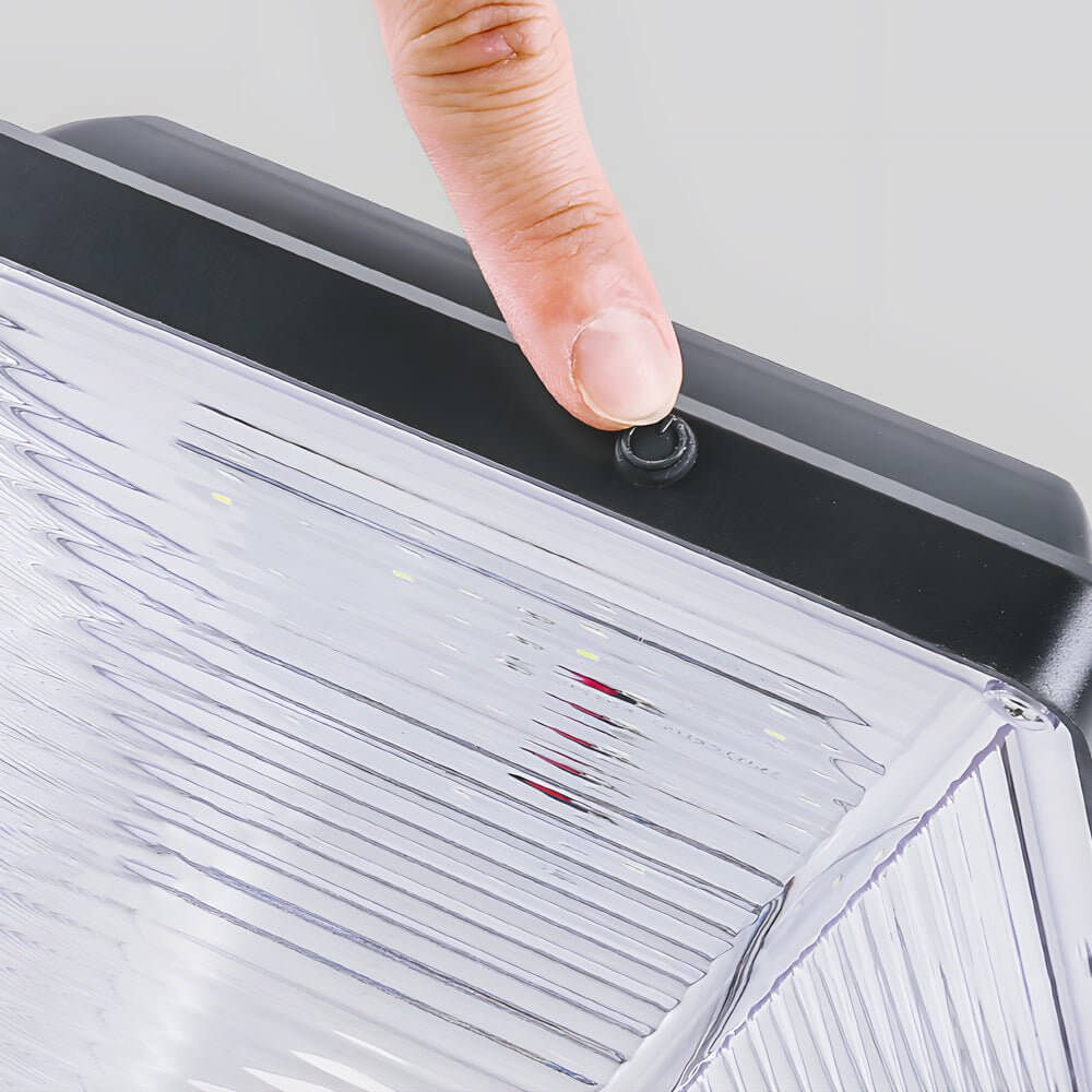 27.6 - Inch H Modern Black LED Solar Pathway Post Light