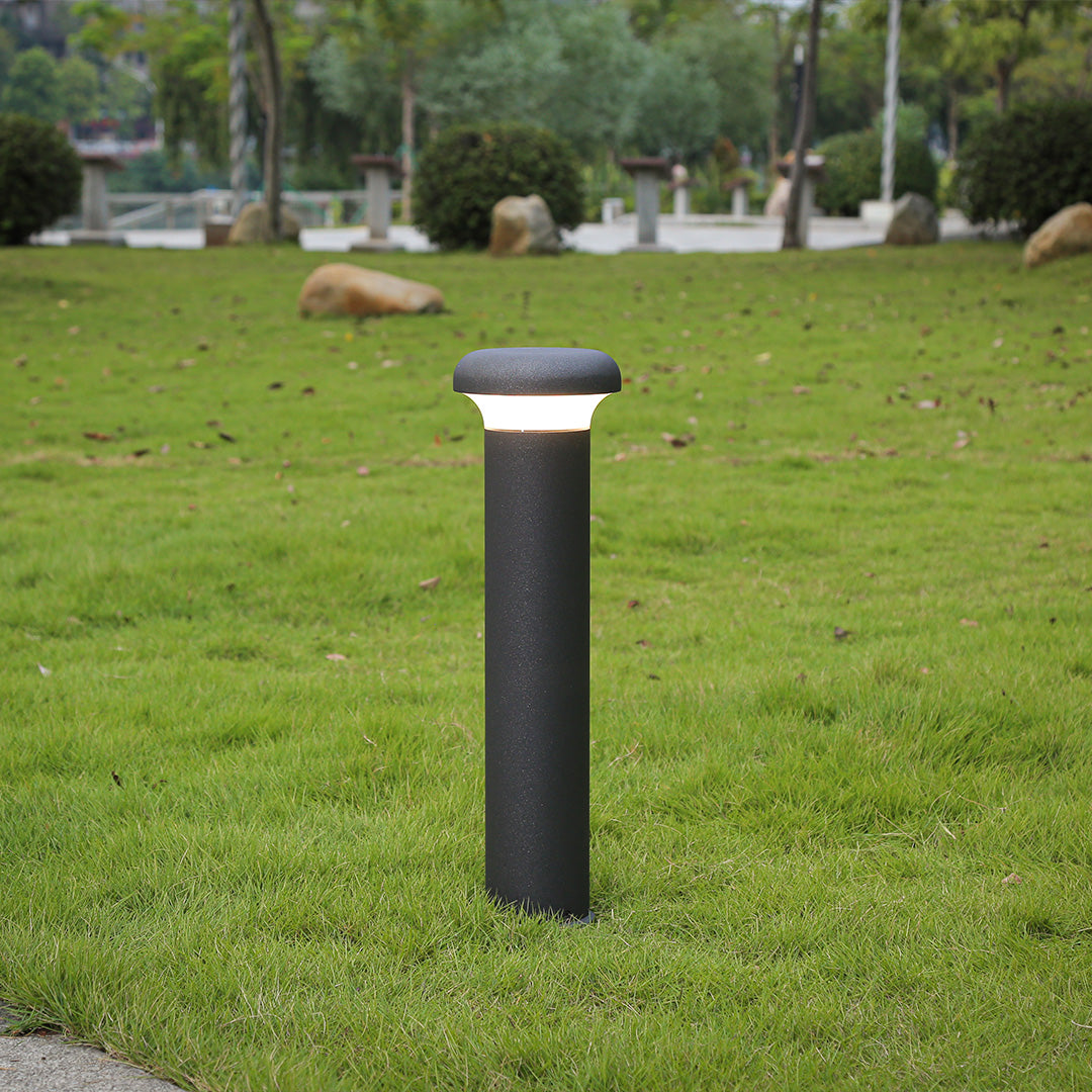 LED Garden Lights with Textured Finish | Garden Waterproof Bollard Light