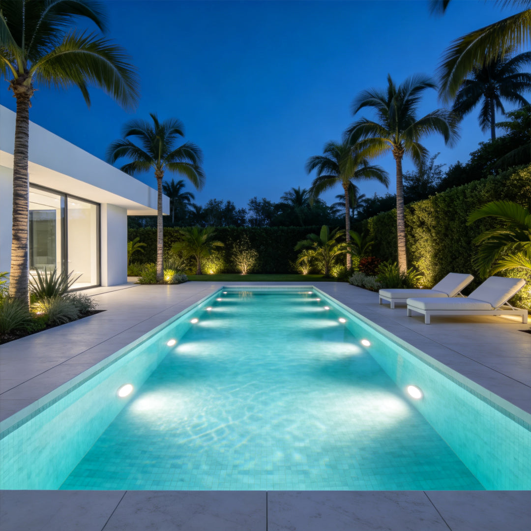 stainless steel RGB LED underwater pool light