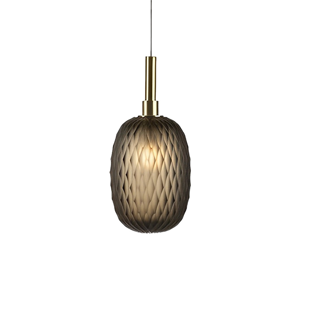 Small Glass Lantern Iron Luxury Post-Modern Pendant Lights Chandeliers