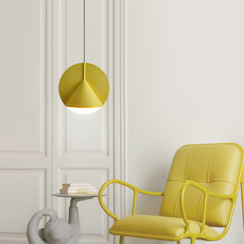 Circular Cone Metal LED Industrial Pendant Lighting Kitchen Island Lighting - Dazuma