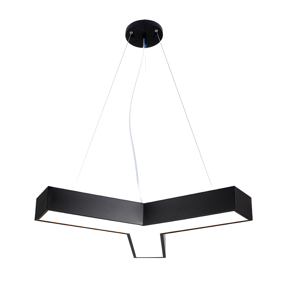 4 Pcs Y-Shaped LED Office Chandelier Hanging Ceiling Pendant Lighting