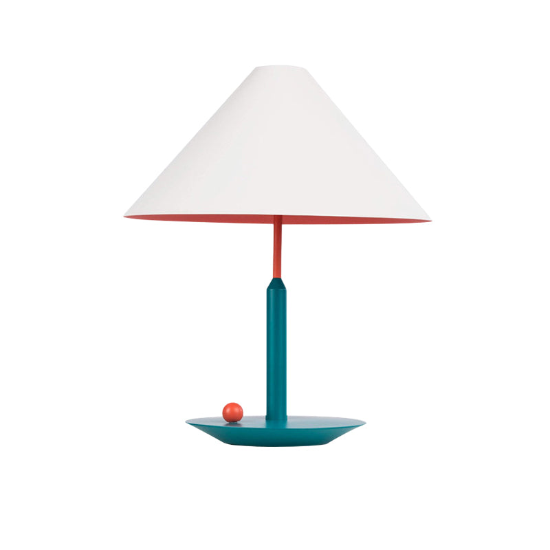 Personality Iron Mushroom Umbrella French Style Table Lamp with US Plug