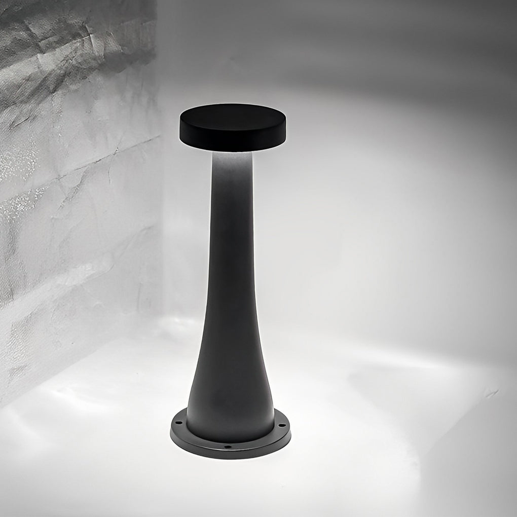 Waterproof Black Mushroom Outdoor Pathway Lights