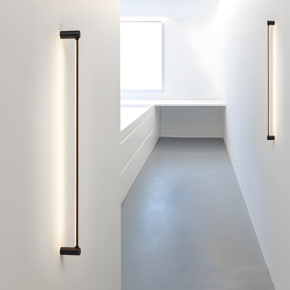 Modern Black LED Linear Ceiling Lights - L 23.6''/35.5''/47.2'