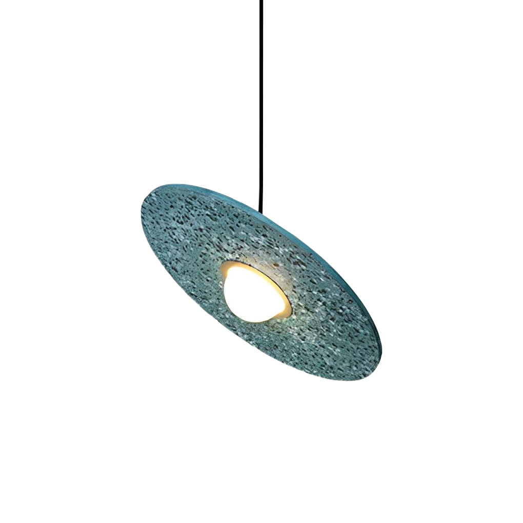 Round Terrazzo Planets Glass Creative LED Nordic Pendant Lights Fixture