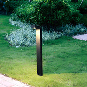 Waterproof IP65 Minimalist Aluminum Black Modern Outdoor Pathway Lights - Dazuma