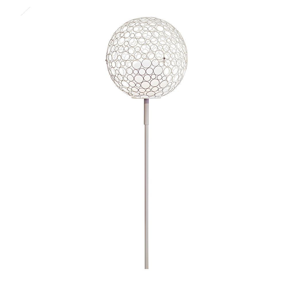 1-Light Solar Dandelion Sphere Garden Stakes Outdoor Lights