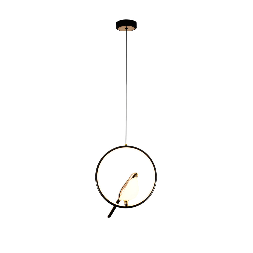 Modern Magpie Pendant Light - Circle/Oval Ring