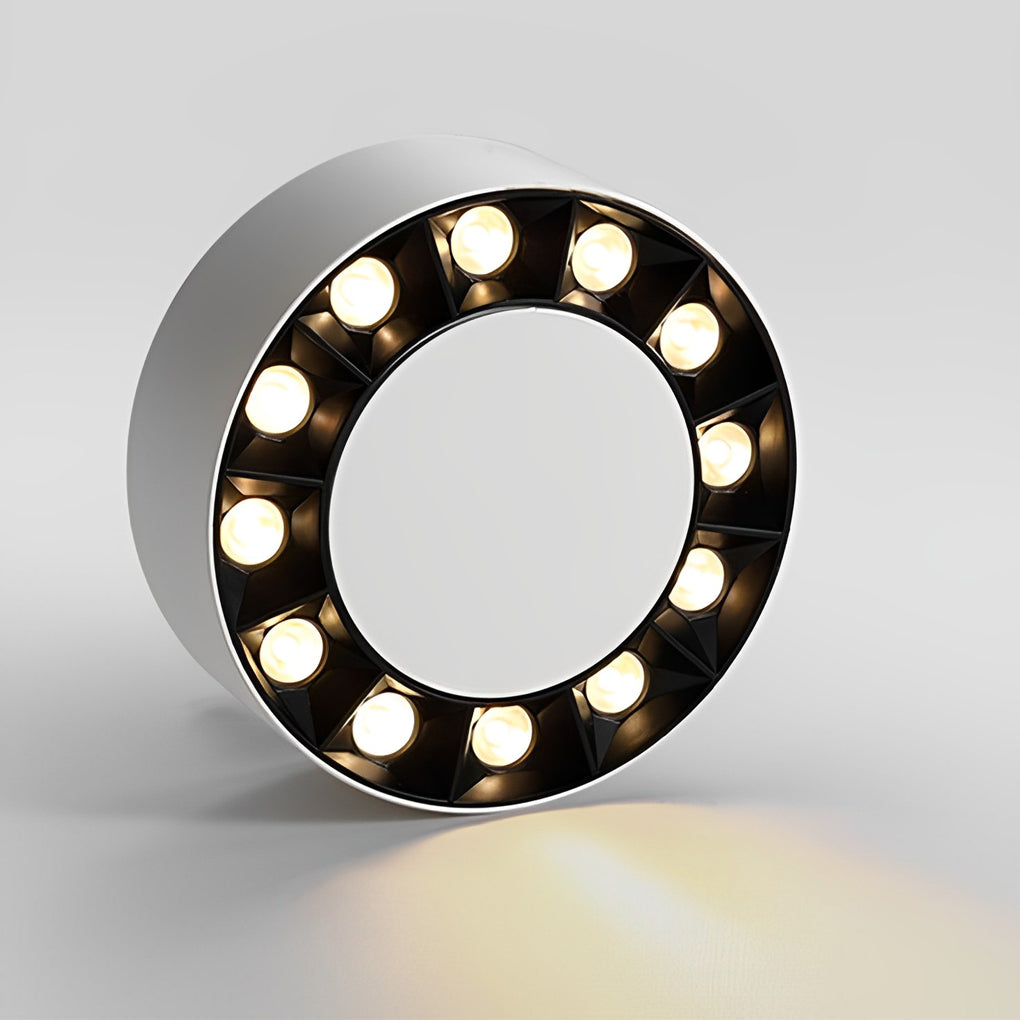 Round Ultra Thin Anti-Glare LED White Modern Surface Mounted Downlight