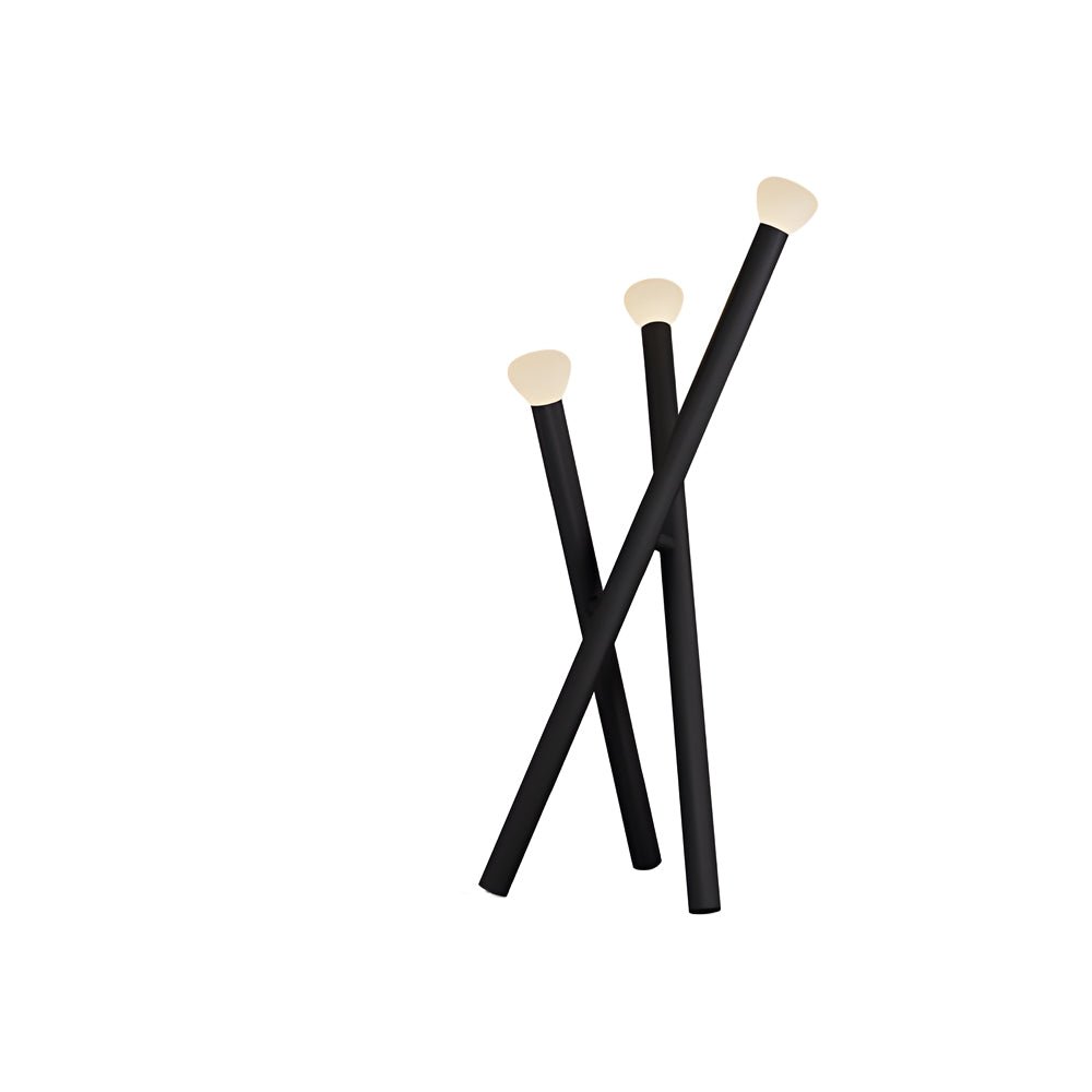 3 - light Minimalist Modern Stick Floor Lamp