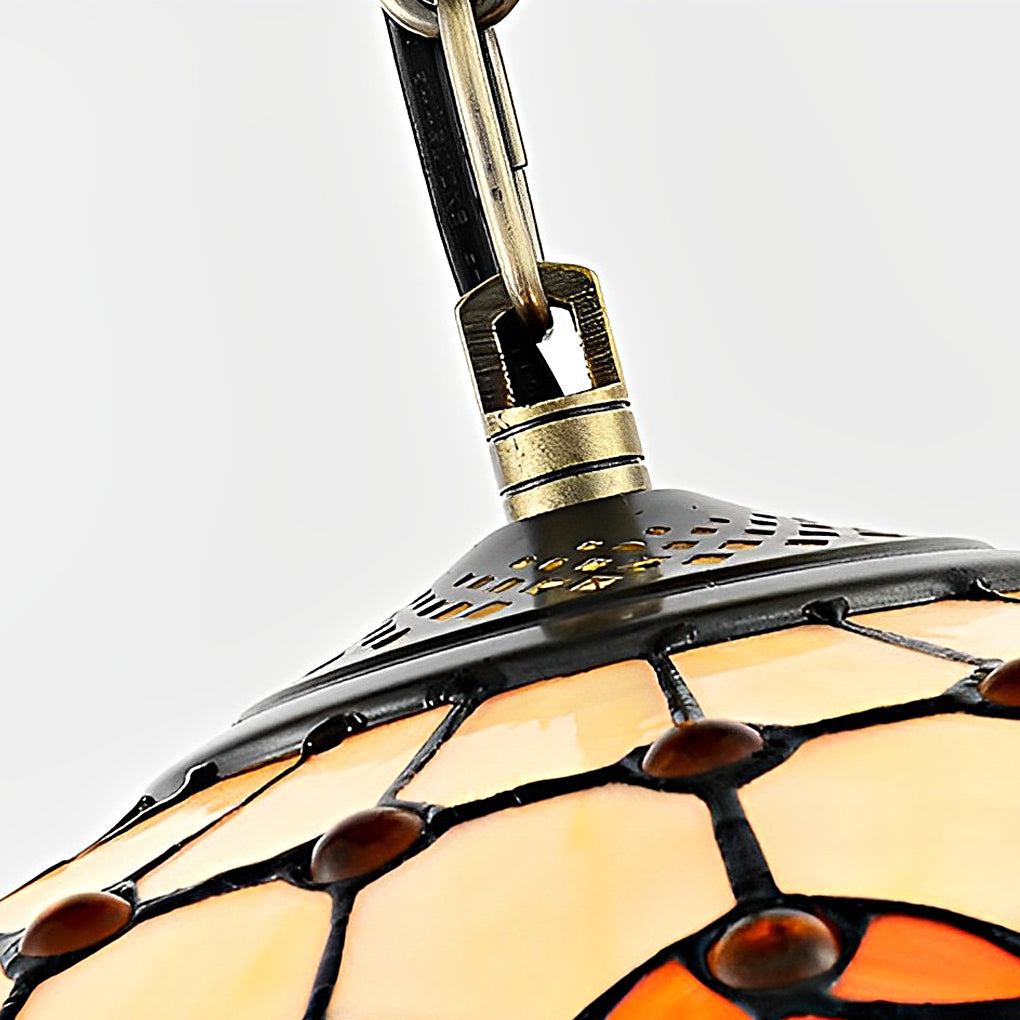 Handmade Welding Baroque Colorful Glass European Style Chandelier Lamp