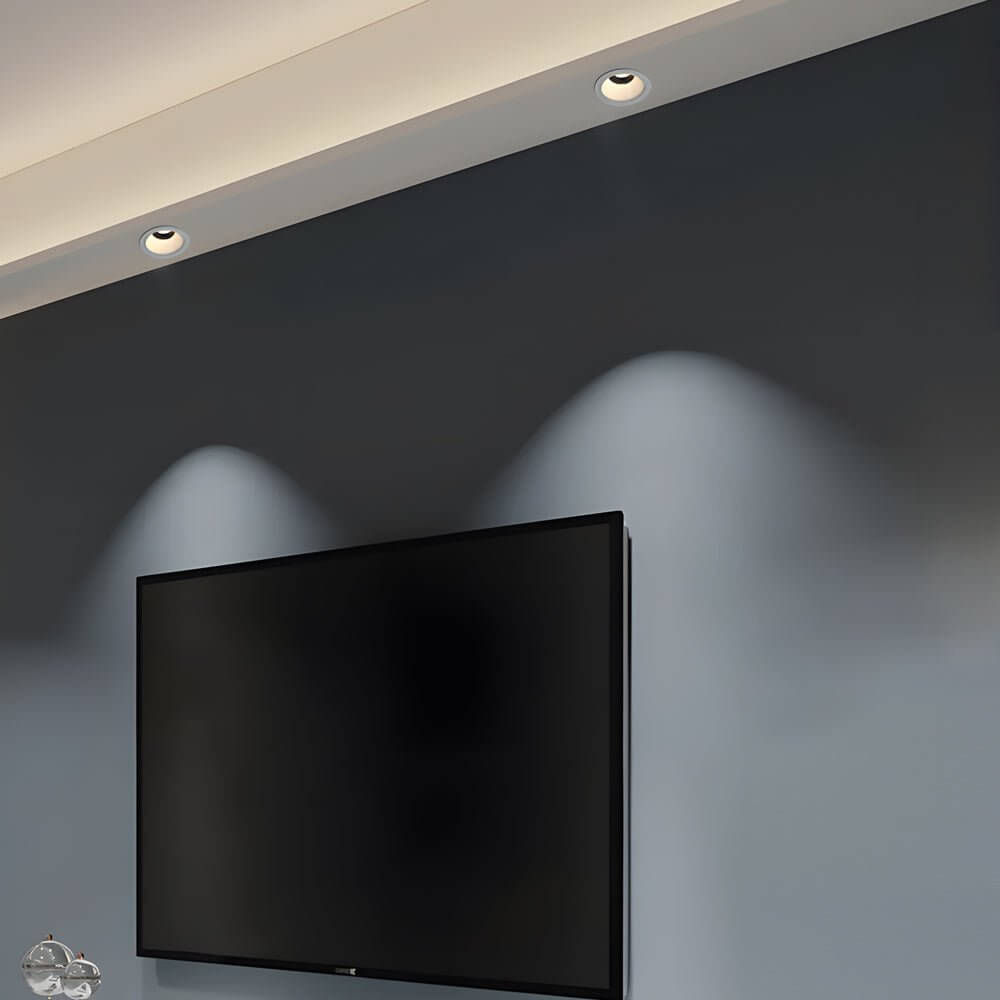 3.2 - Inch 10W Regressed Round Recessed LED Ceiling Downlight