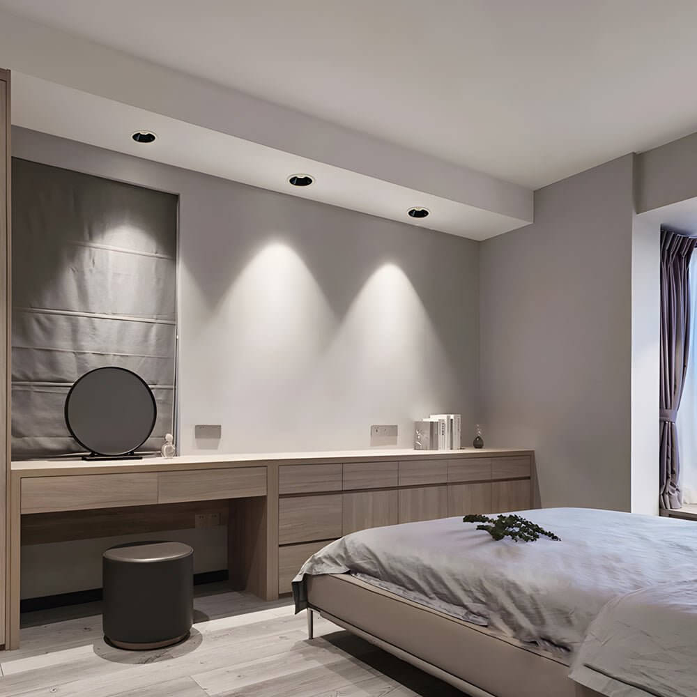 3.2 - Inch 10W Regressed Round Recessed LED Ceiling Downlight