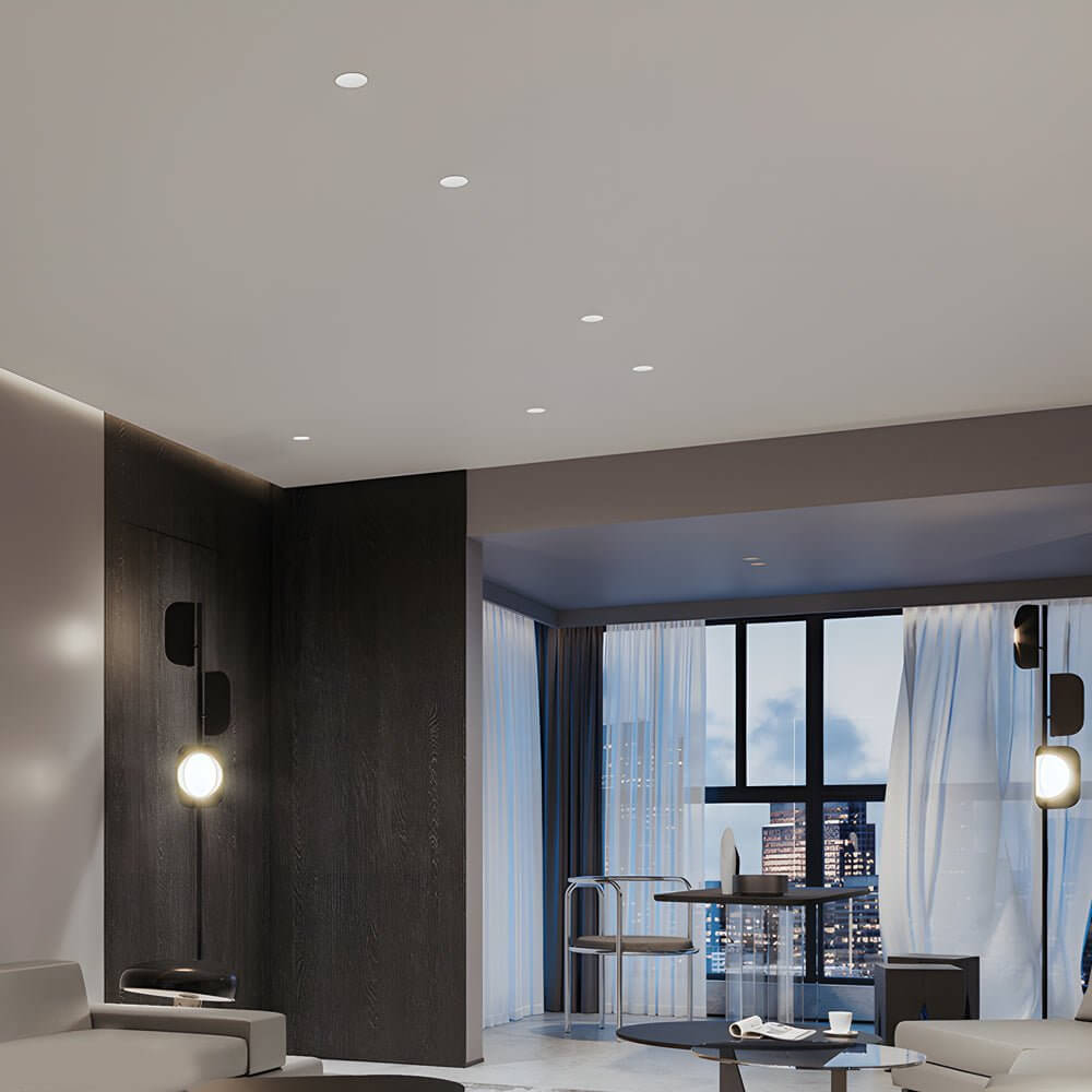 3.3 - Inch 7W LED Round Adjustable Regressed Recessed Ceiling Downlight