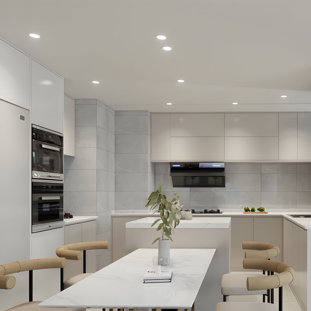 3.3 - Inch 7W LED Round Adjustable Regressed Recessed Ceiling Downlight