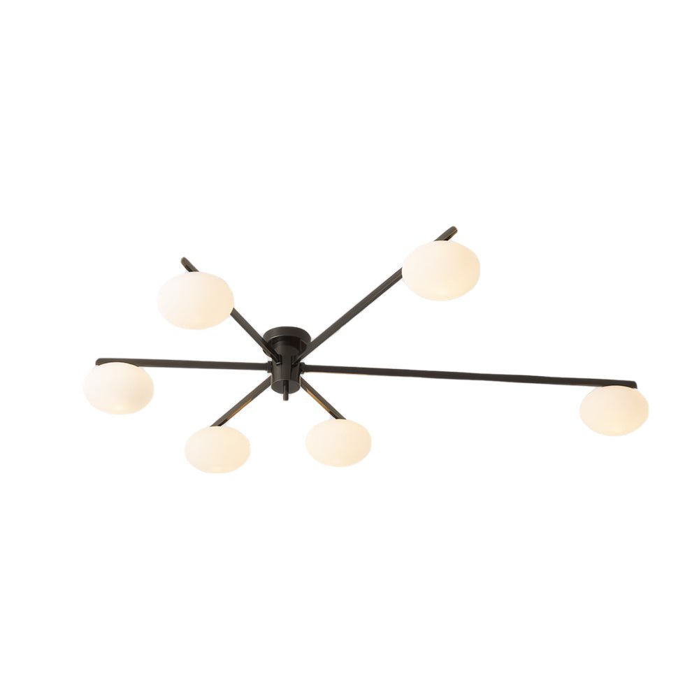 3/5/6 - Light Semi Flush Mount Jasper Ceiling Lamp