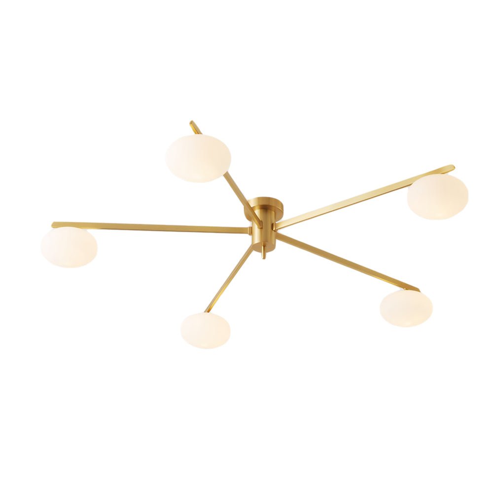 3/5/6 - Light Semi Flush Mount Jasper Ceiling Lamp