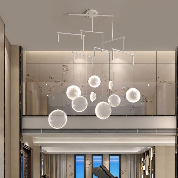 3/6/9 - Light White Focus LED Chandelier