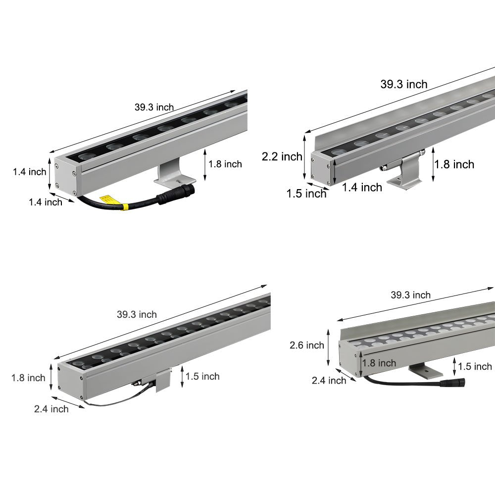 39.3 - Inch Long 24V Linear LED Wall Washer