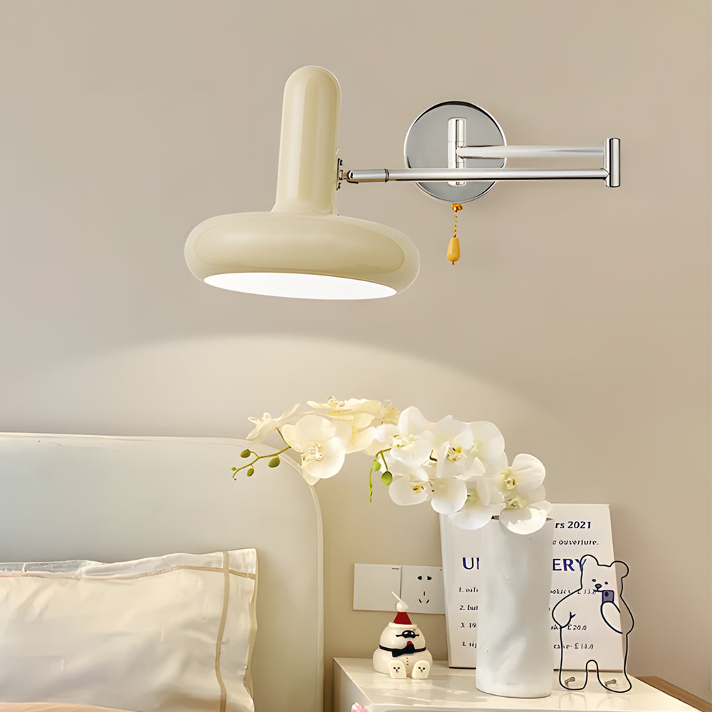 Creative Glass Swing Arm 3 Step Dimming Dimmable with Remote Wall Lamp - Dazuma