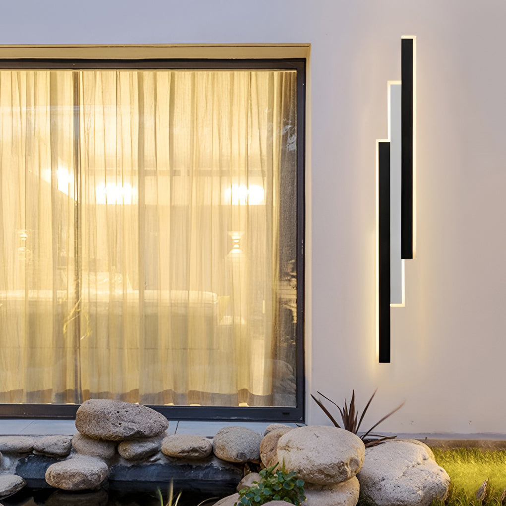 Long Strip LED Modern Outdoor Wall Sconce Lighting