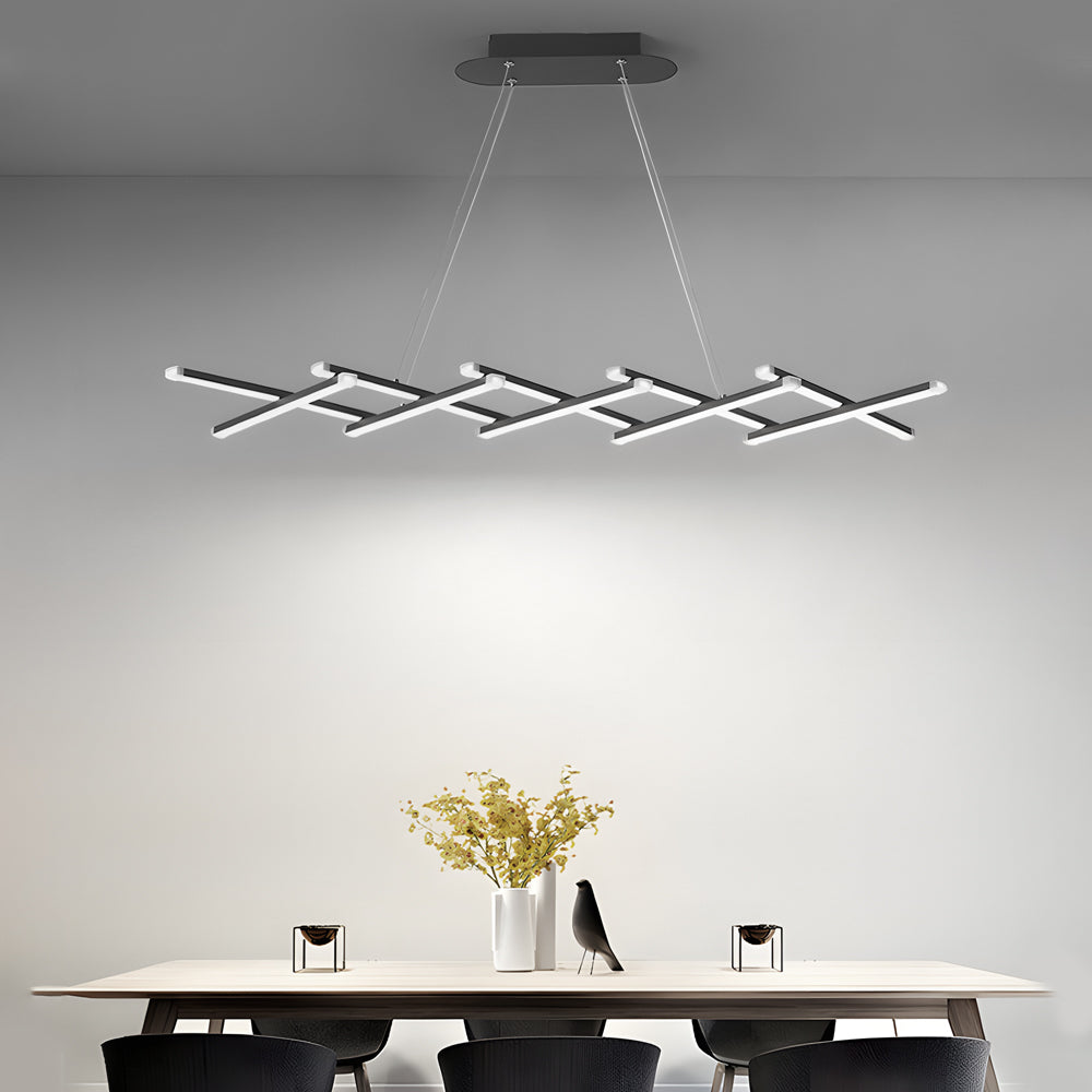 Retractable Strips Creative Dimmable with Remote Control LED Pendant Lights - Dazuma