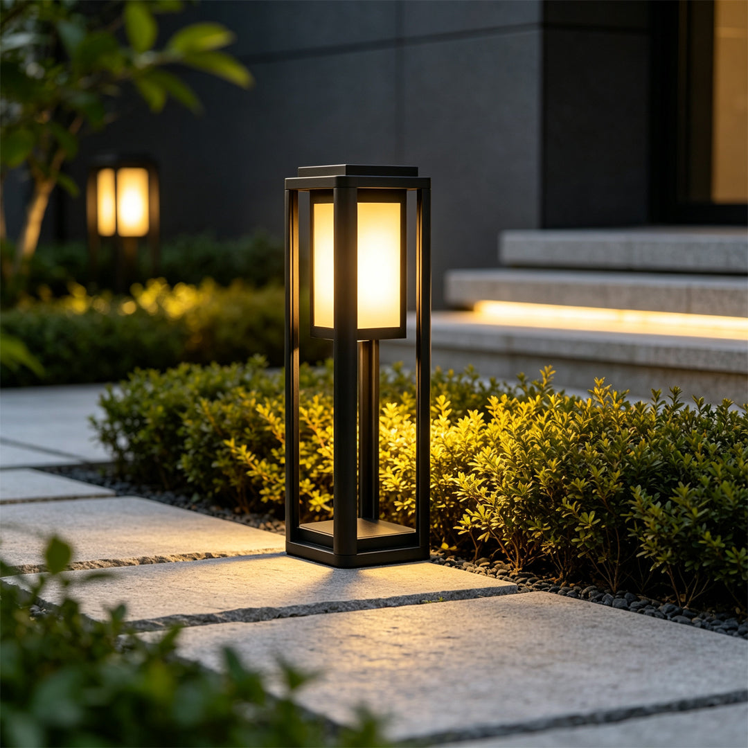 LED Garden Bollard Lights Modern Outdoor Landscape Light