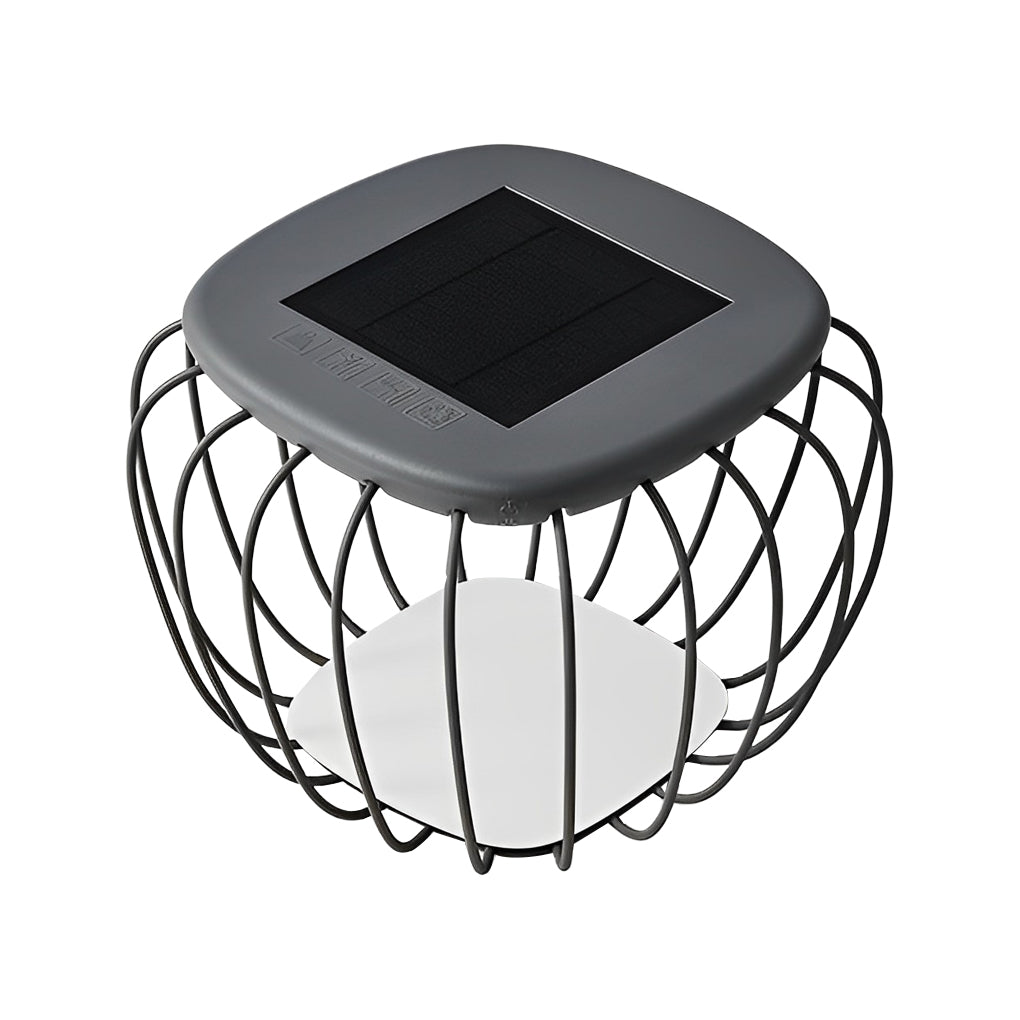 Waterproof Table Chair LED Modern Solar Outdoor Lanterns Floor Lamp