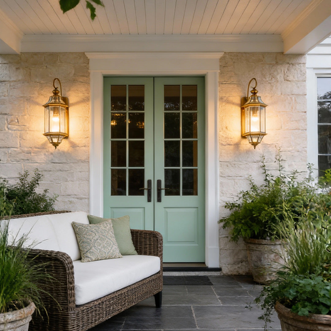 Vintage Wall Light Sconces Waterproof Outdoor Courtyard Lamp