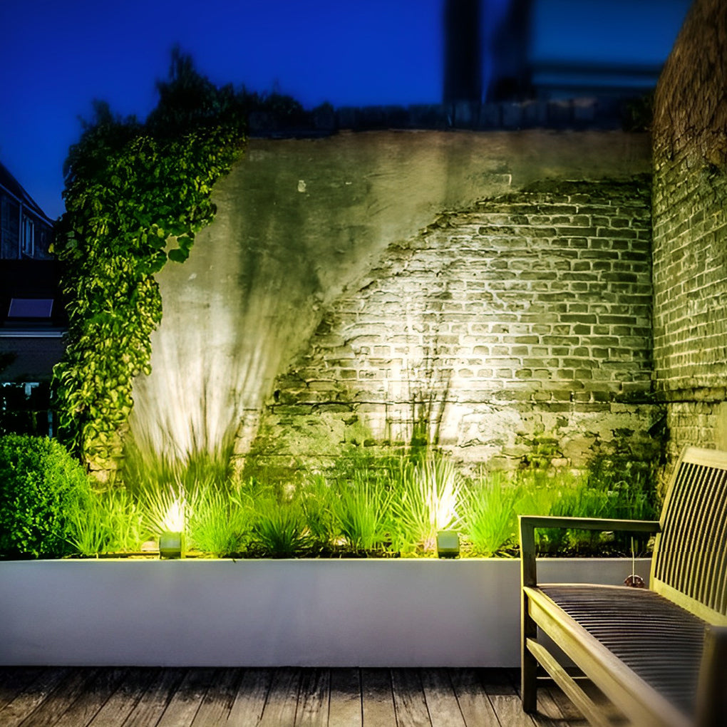 Adjustable Square Waterproof Colorful Spotlight Outdoor Wall Lights - Dazuma