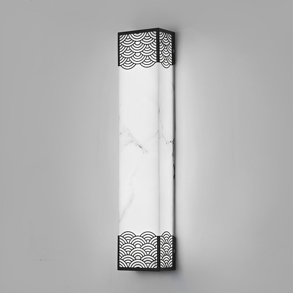 Rectangular Resin LED Waterproof Vintage Outdoor Wall Lights Wall Lamp