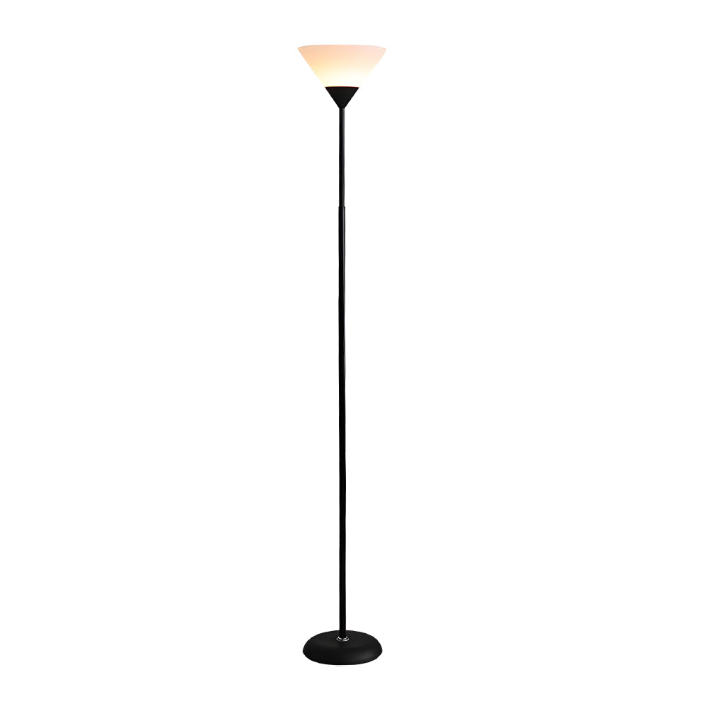 67'' Modern Torchiere Floor Lamp with Acrylic Shade 1/2-Light Reading Light