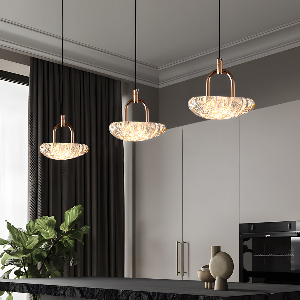 Creative Acrylic Shade LED 3 Step Dimming Ins Modern Pendant Lights Fixture