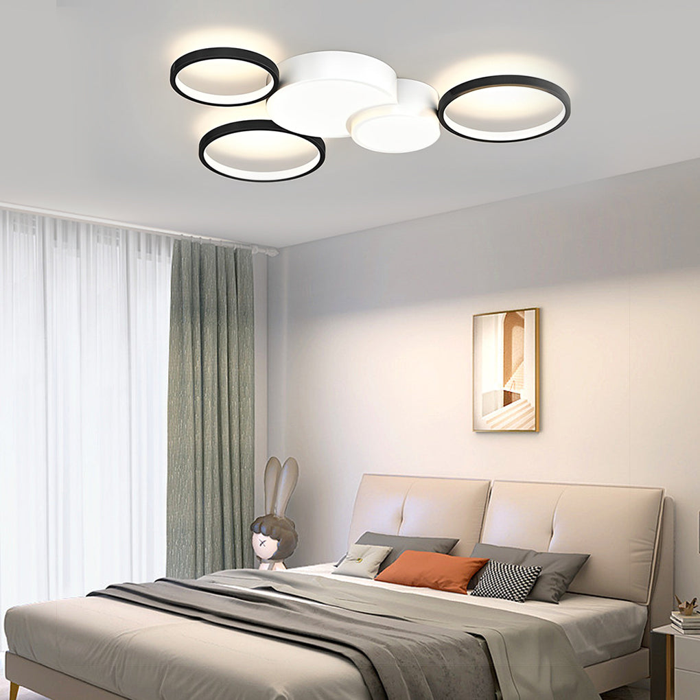 Multiple Circles LED Nordic Ceiling Lights Flush Mount Lighting