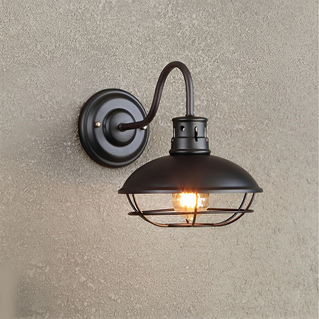 Retro Iron LED Waterproof Industrial Style Outdoor Wall Lights Wall Lamp